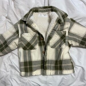 Zara Kids Sherpa-lined Shacket